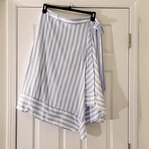 NEW Blue and White Striped Skirt